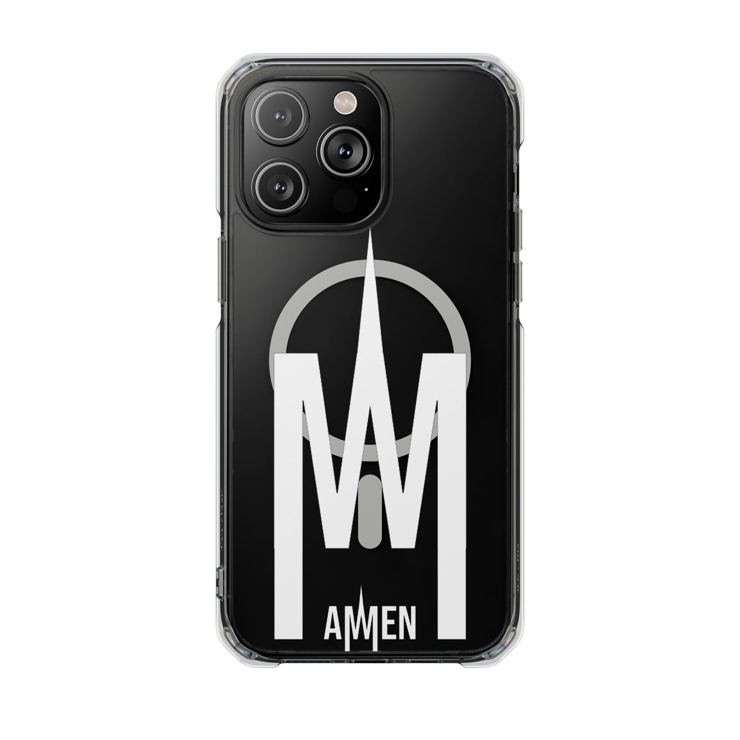 AMEN Magnetic Clear Impact Cases (WHITE VARIENT)