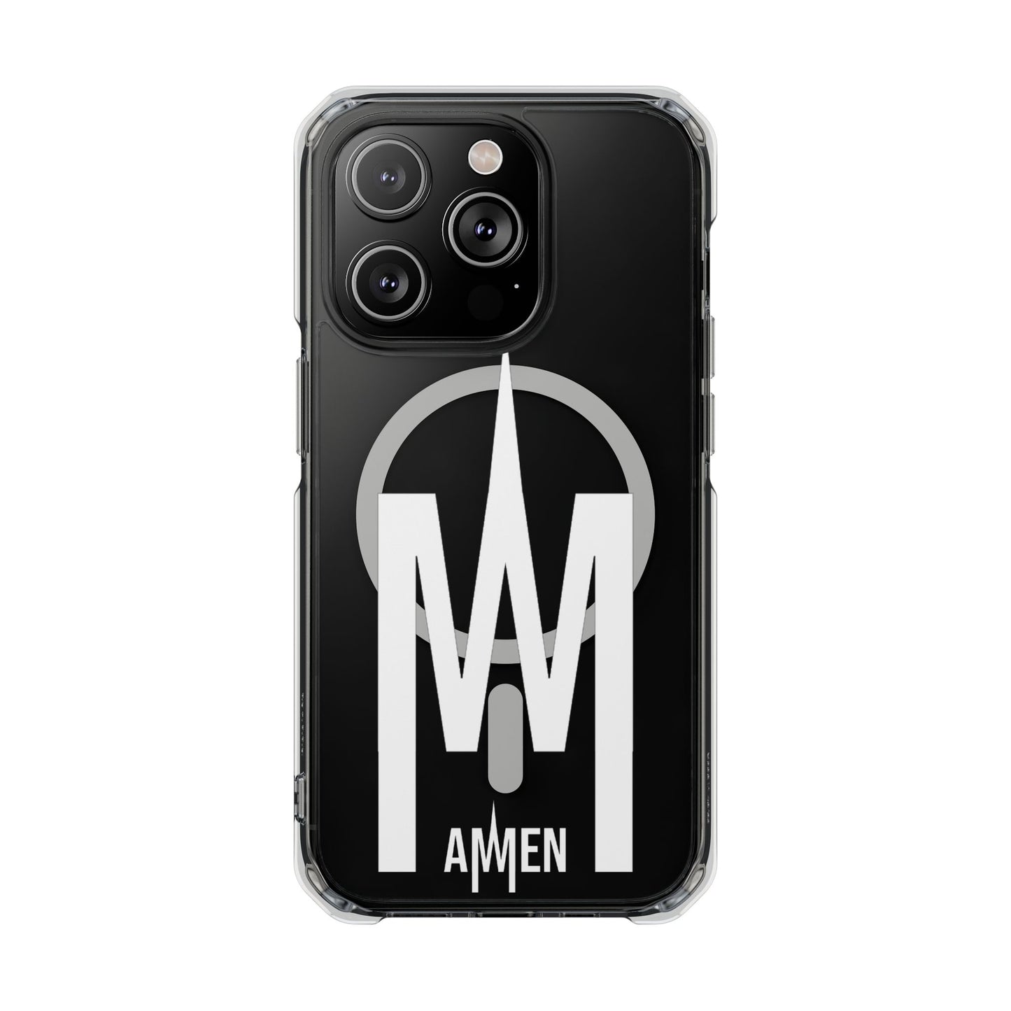 AMEN Magnetic Clear Impact Cases (WHITE VARIENT)