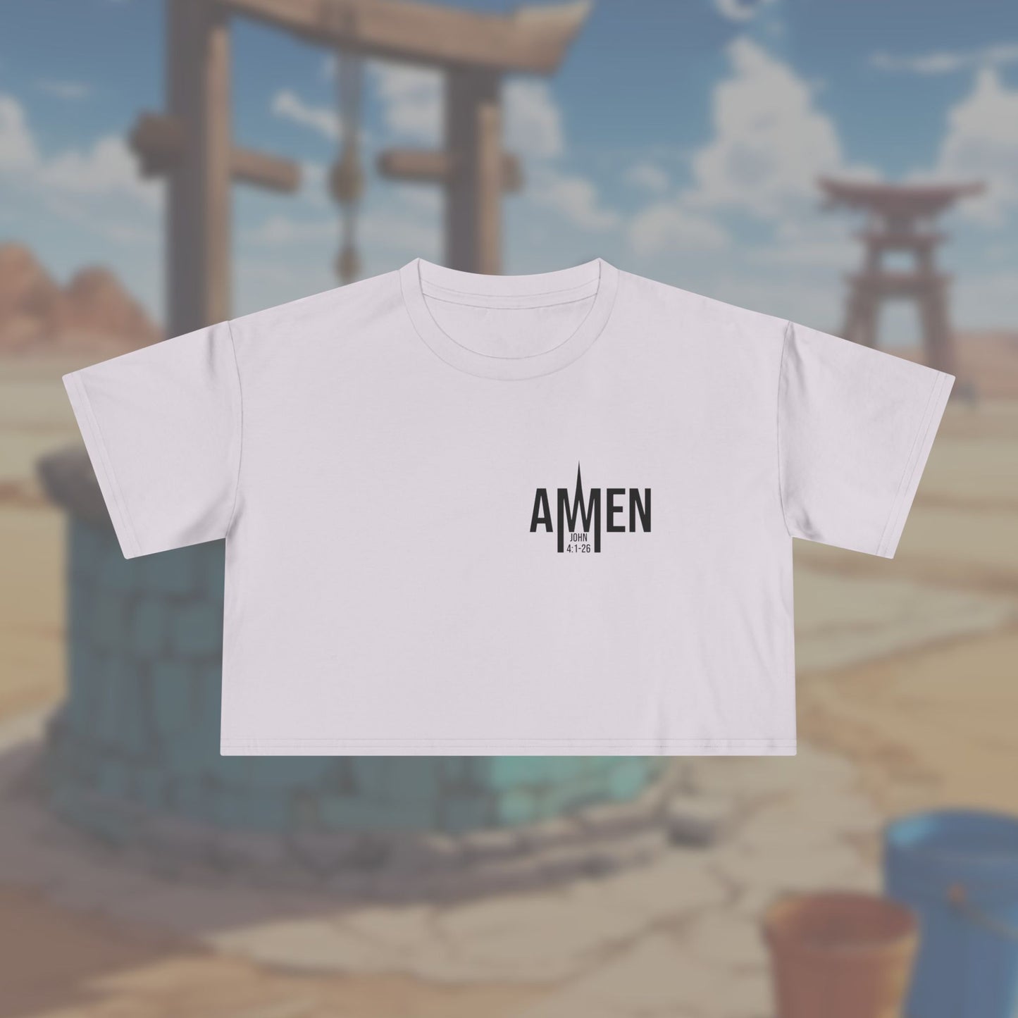 Living Water Crop Top