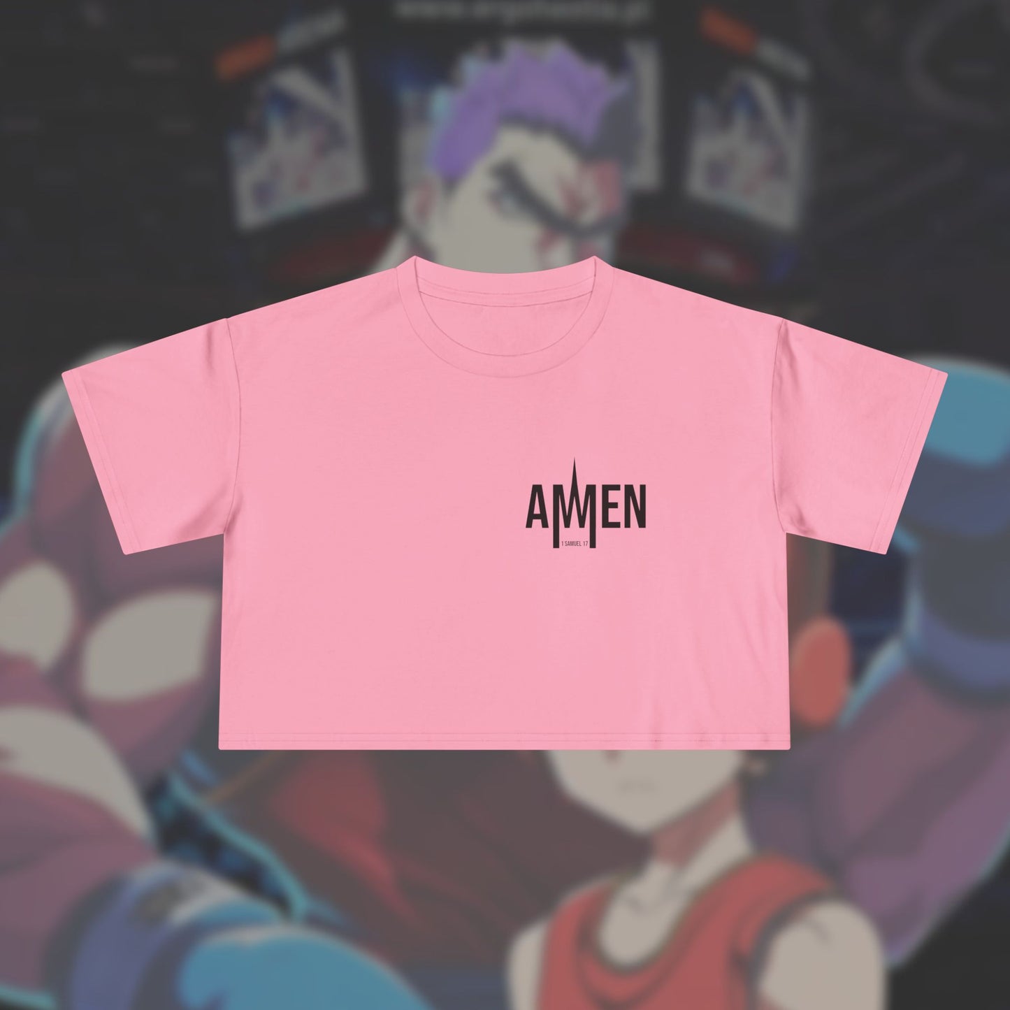 David VS Goliath Crop Top