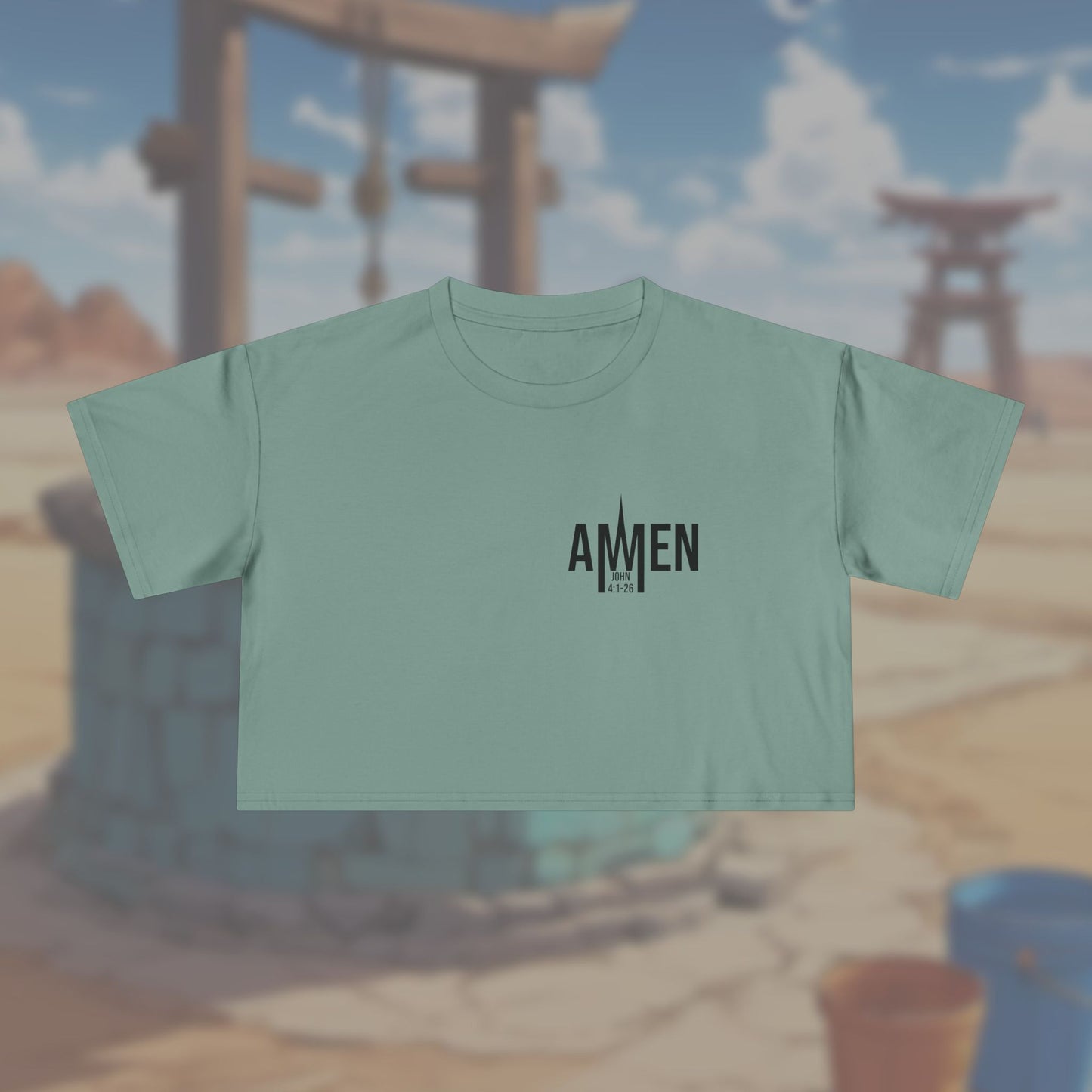 Living Water Crop Top