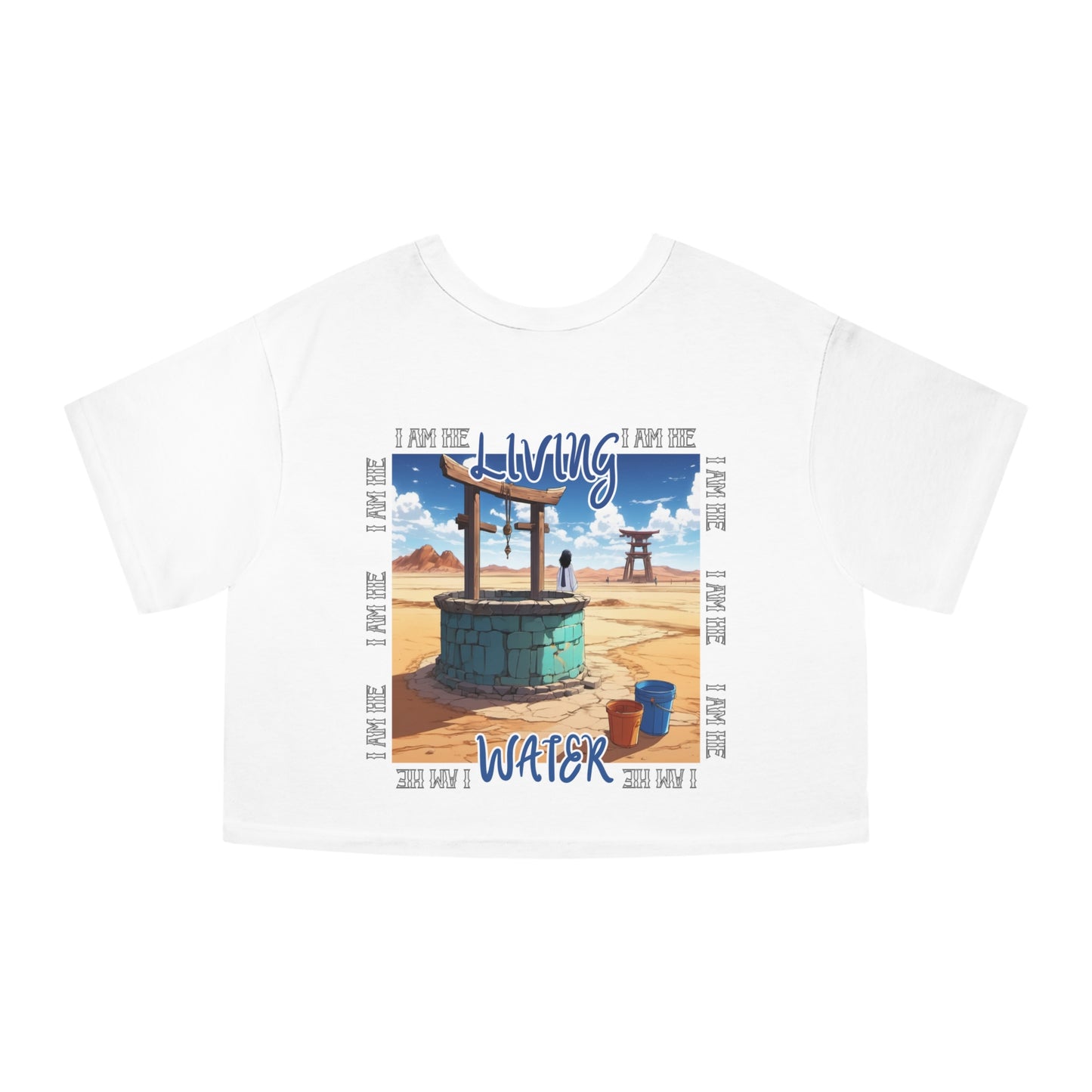 Living Water Crop Top