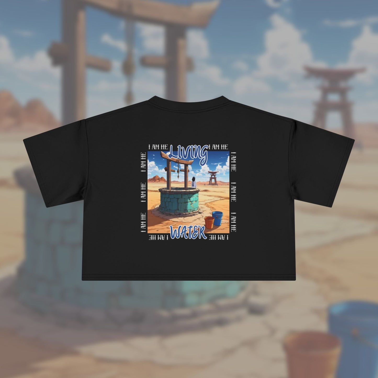Living Water Crop Top