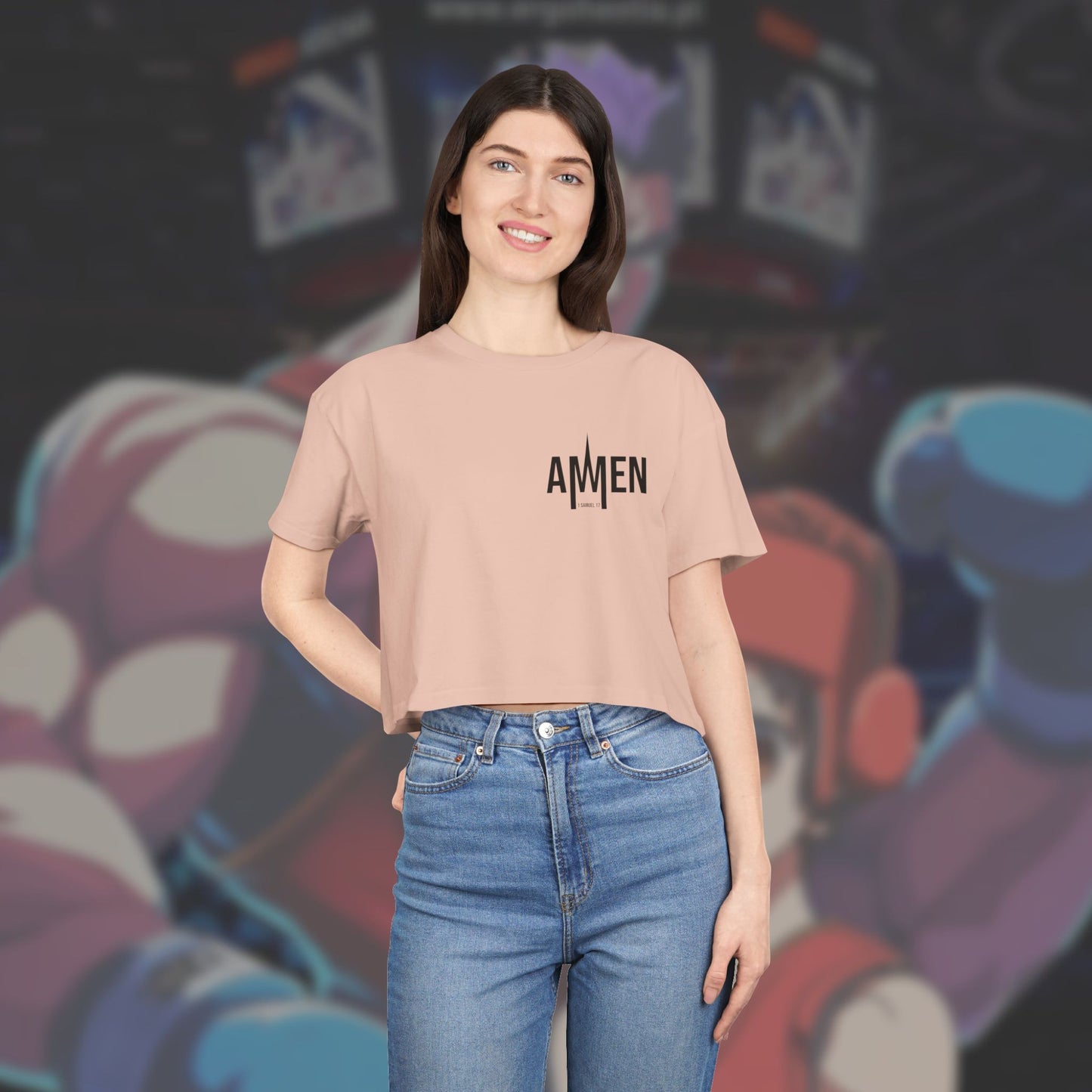 David VS Goliath Crop Top