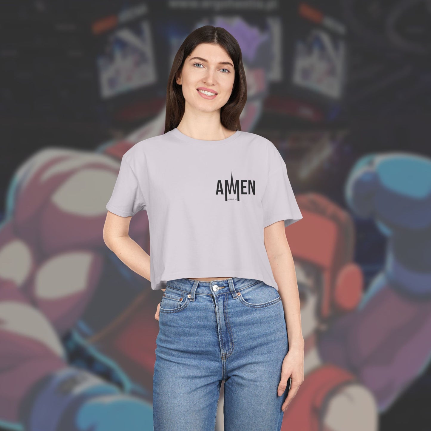 David VS Goliath Crop Top
