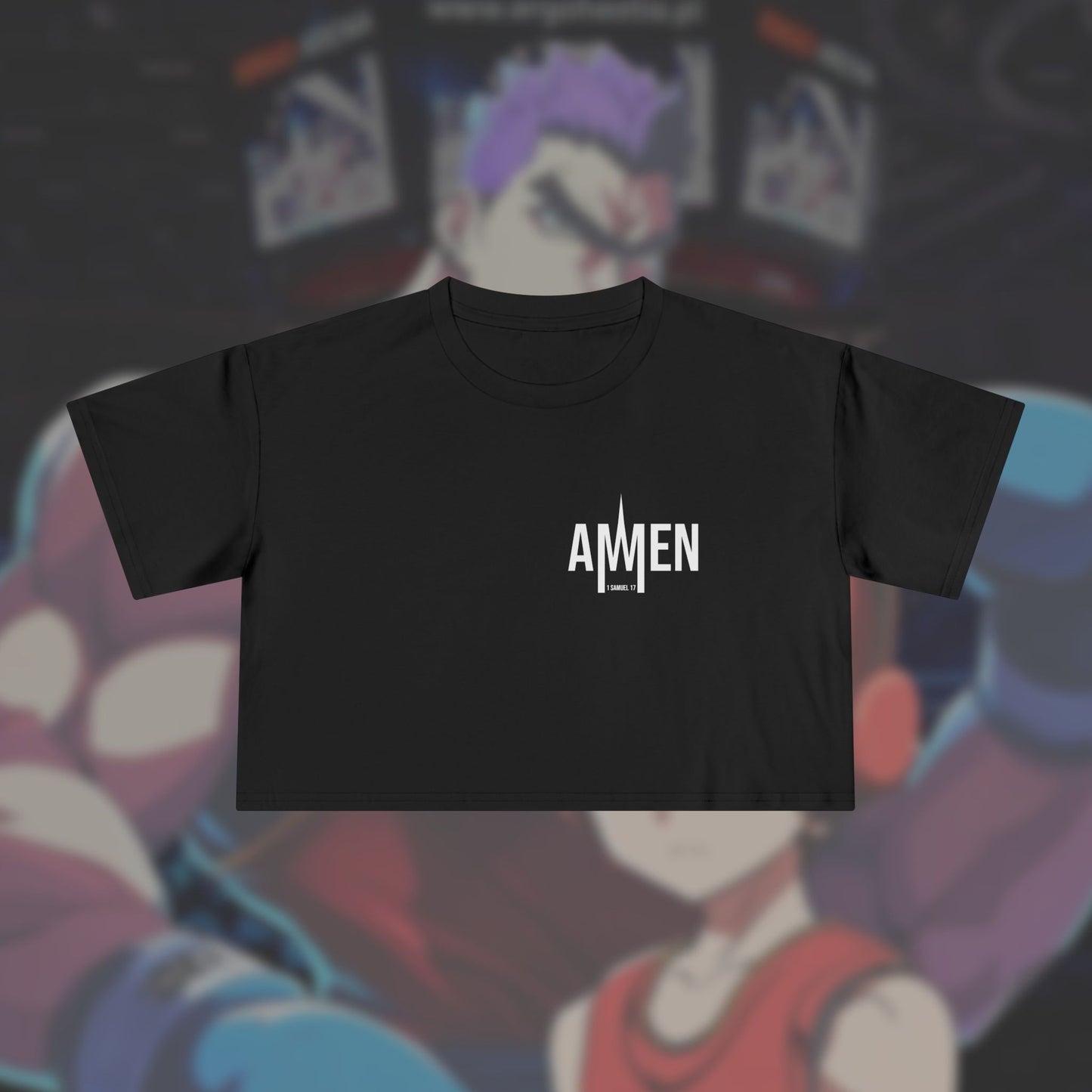 David VS Goliath Crop Top