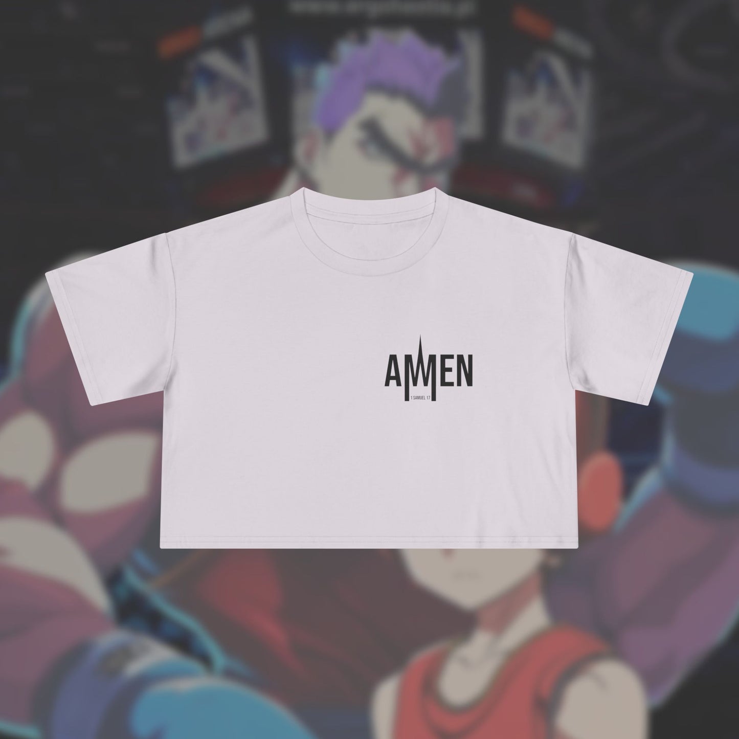 David VS Goliath Crop Top