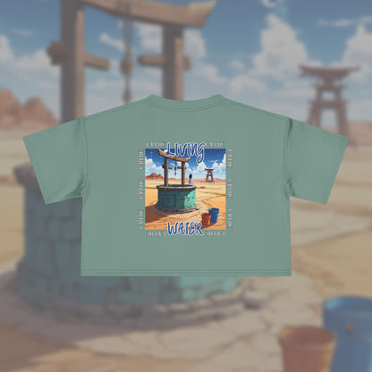 Living Water Crop Top