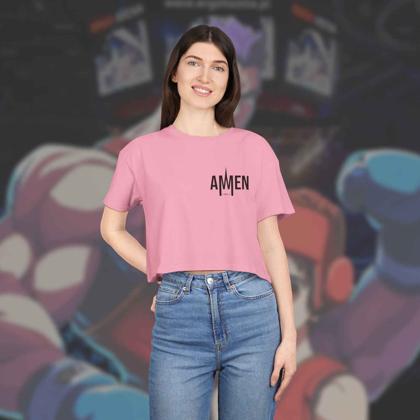 David VS Goliath Crop Top
