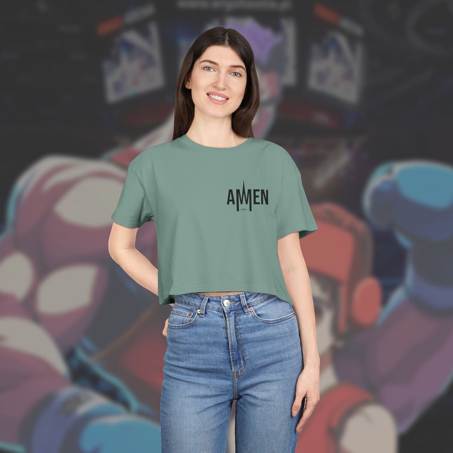 David VS Goliath Crop Top