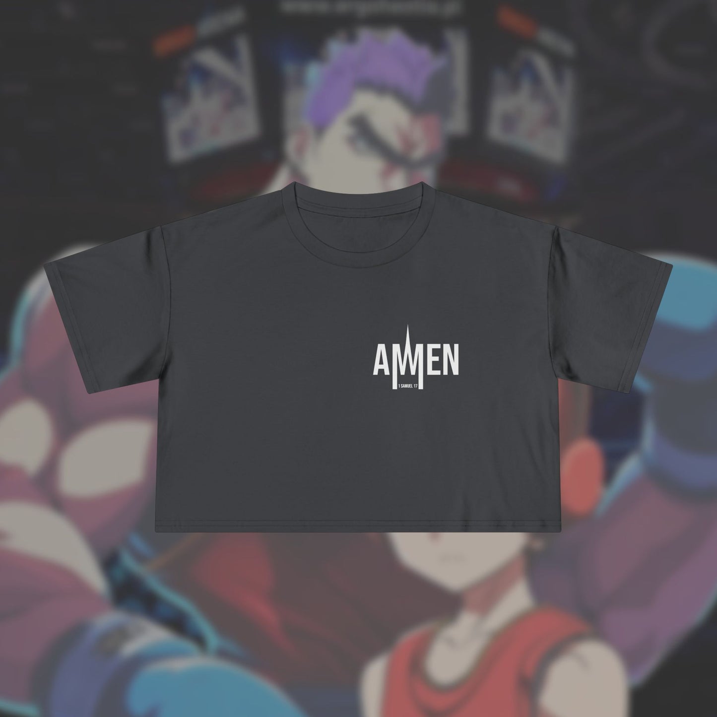 David VS Goliath Crop Top