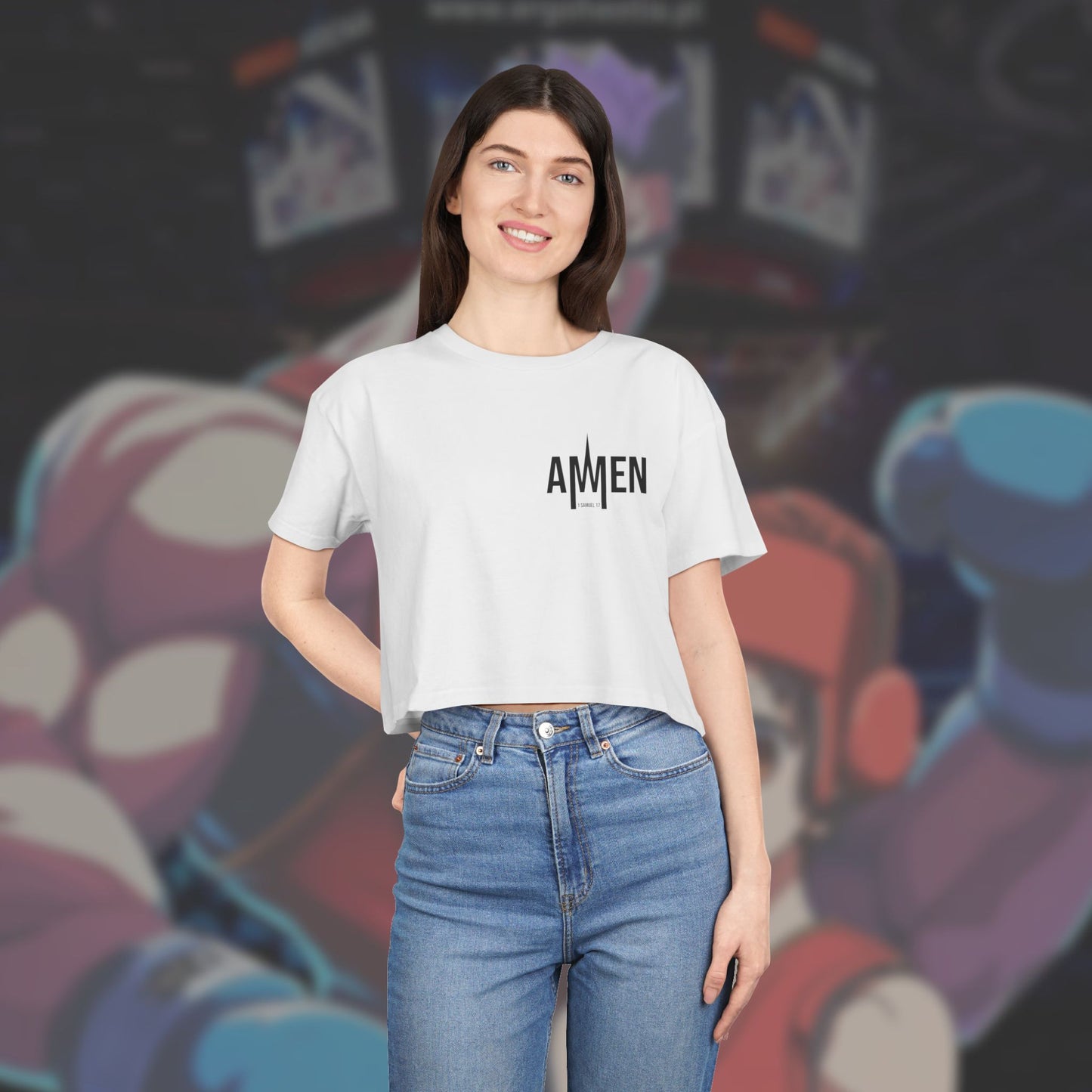 David VS Goliath Crop Top