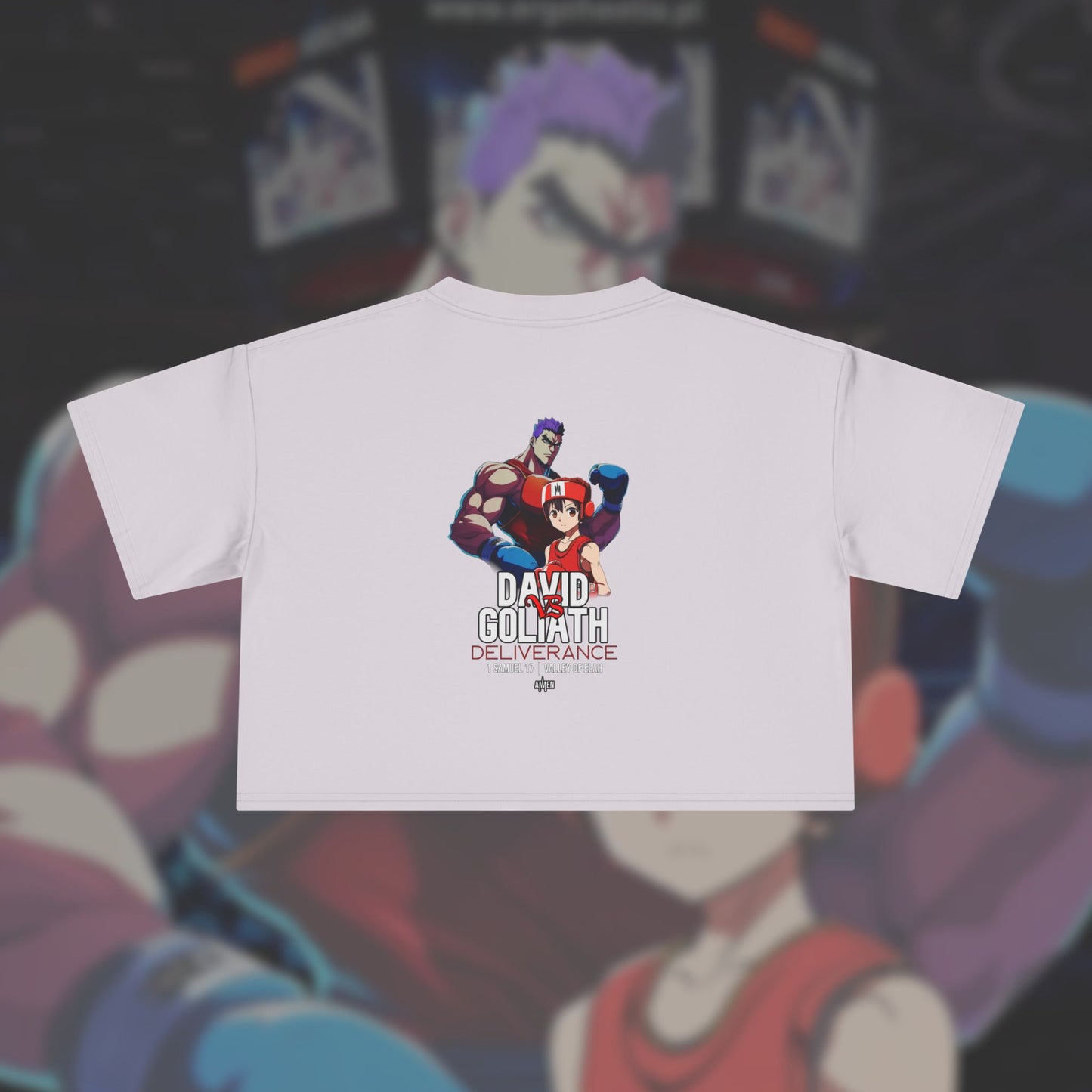 David VS Goliath Crop Top