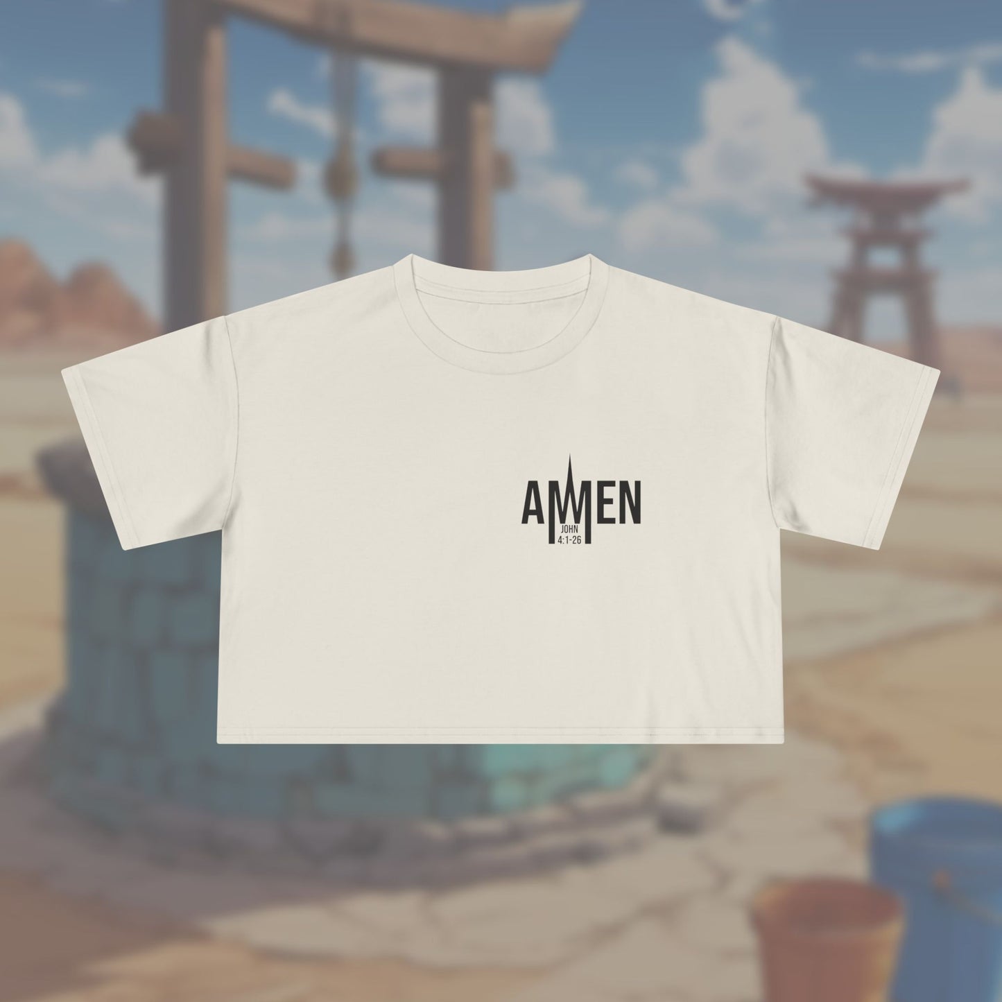 Living Water Crop Top