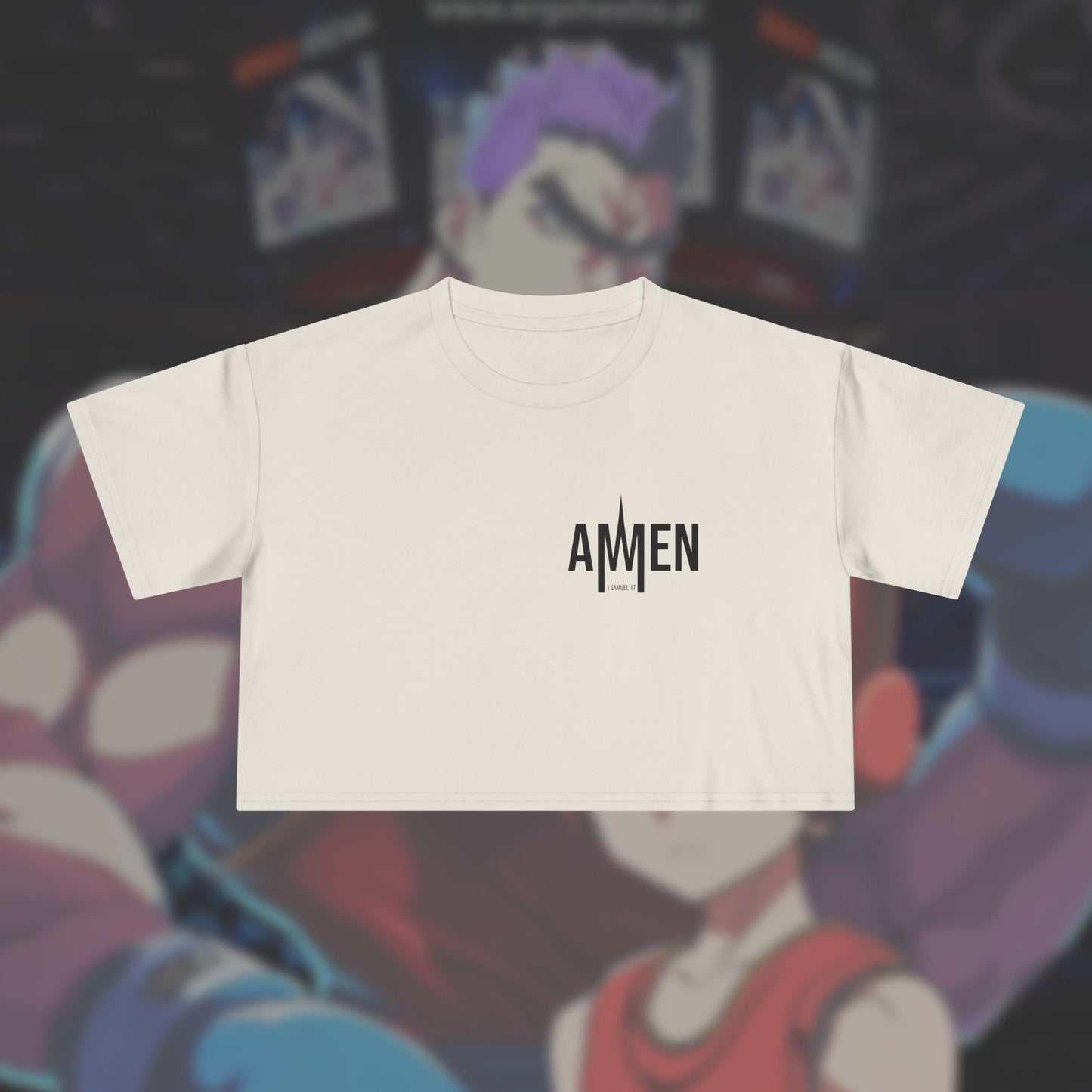 David VS Goliath Crop Top