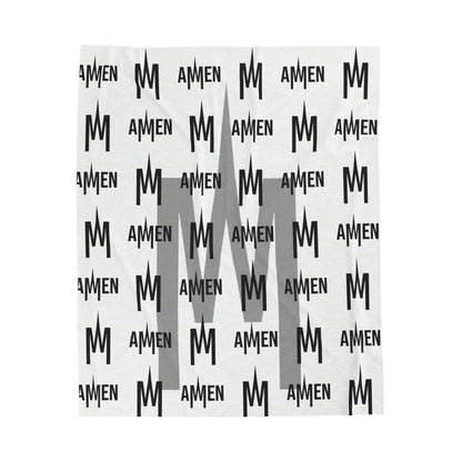 AMEN Velveteen Plush Blanket