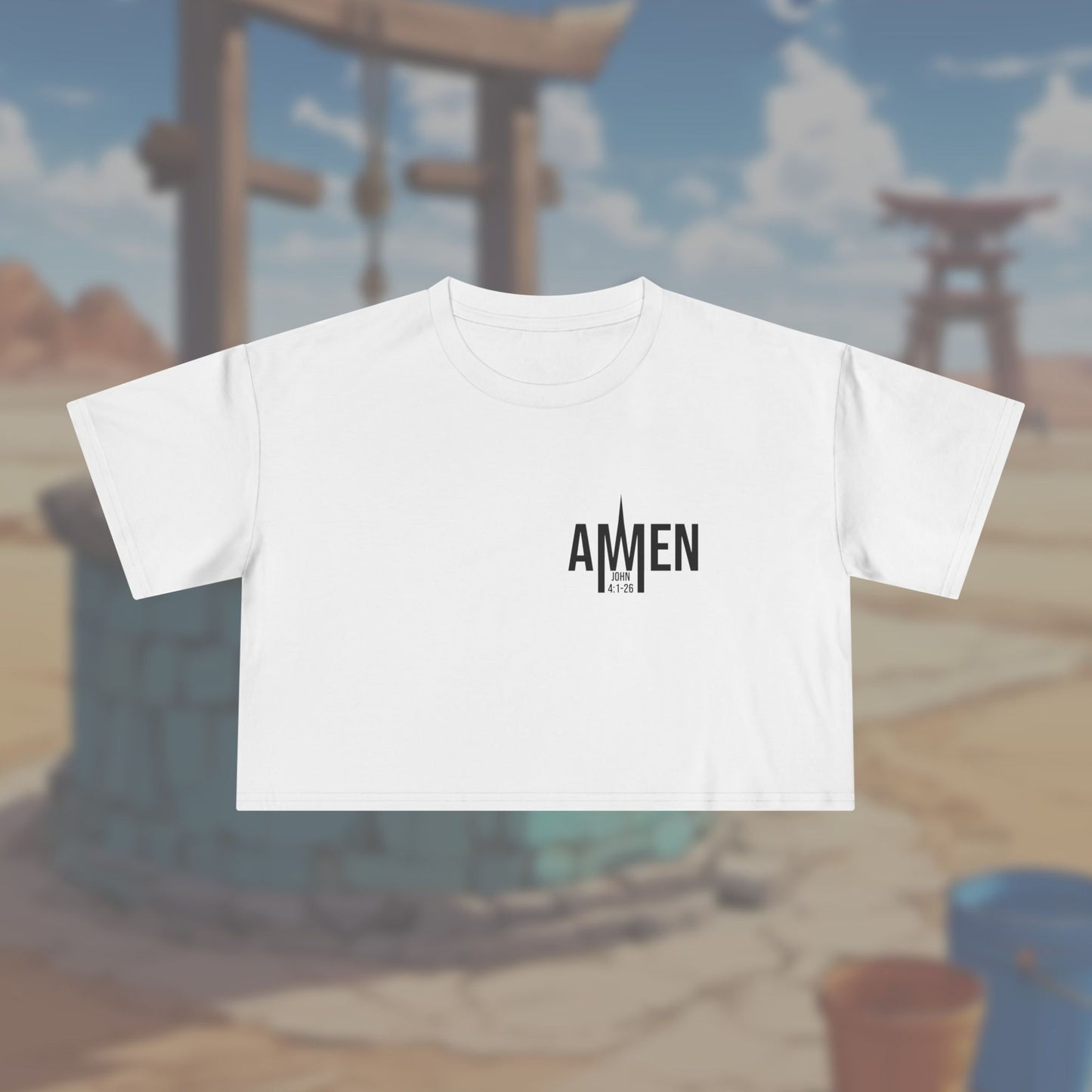 Living Water Crop Top