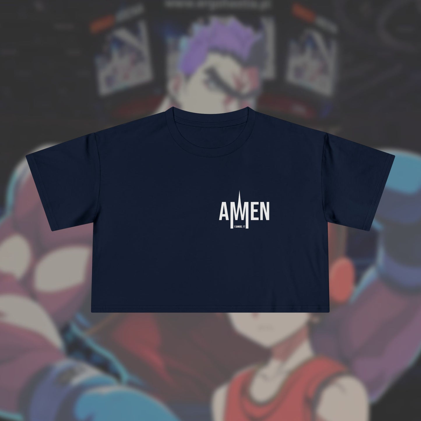 David VS Goliath Crop Top