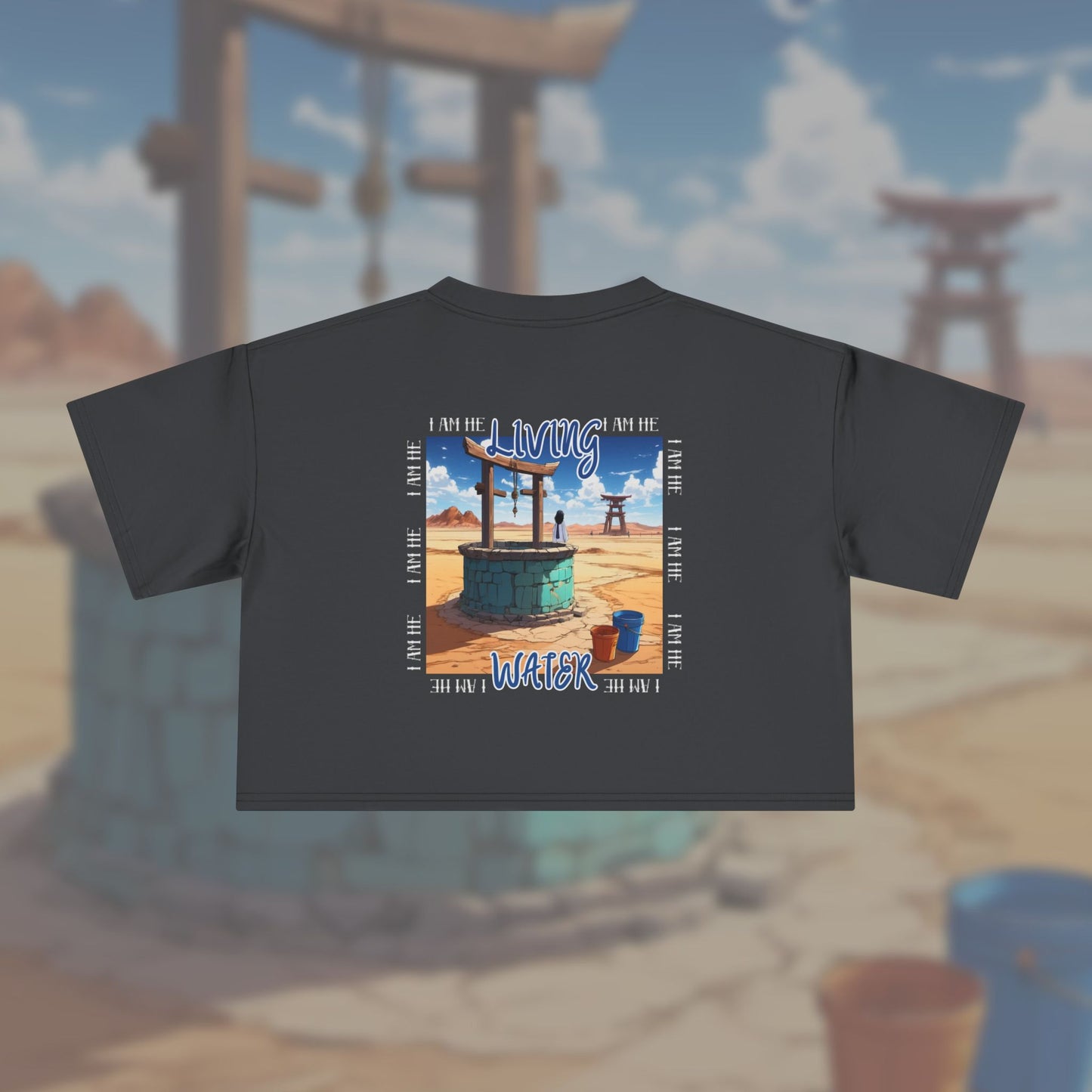 Living Water Crop Top