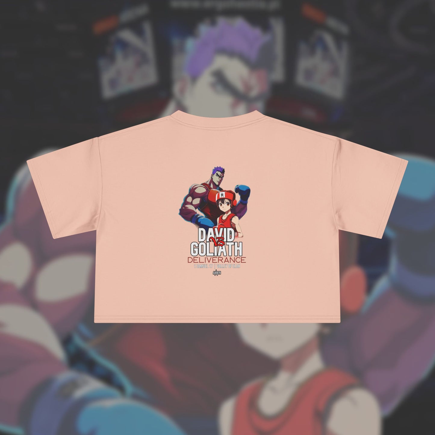 David VS Goliath Crop Top