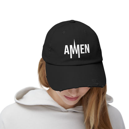 AMEN Distressed Cap