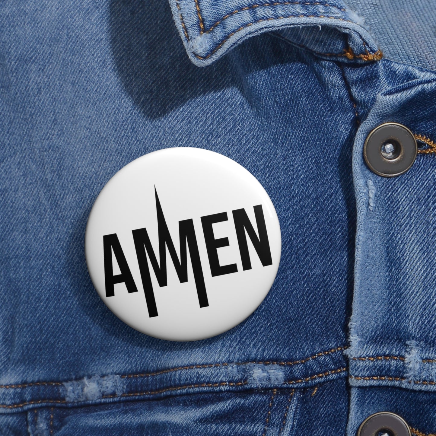 AMEN Button Pin