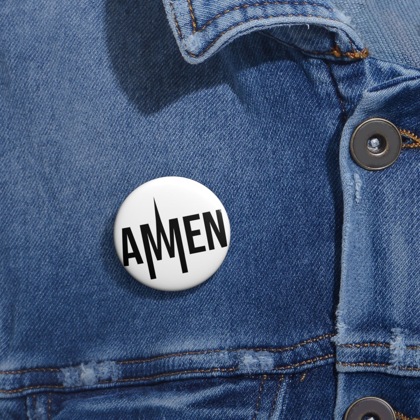 AMEN Button Pin