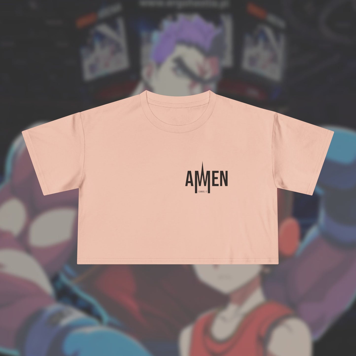 David VS Goliath Crop Top