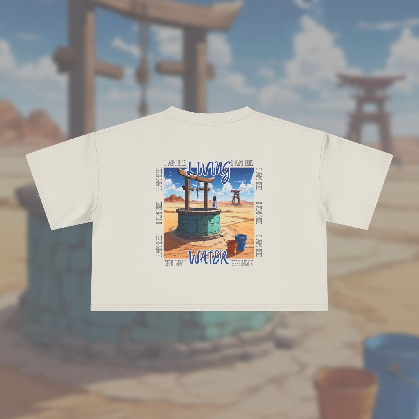 Living Water Crop Top