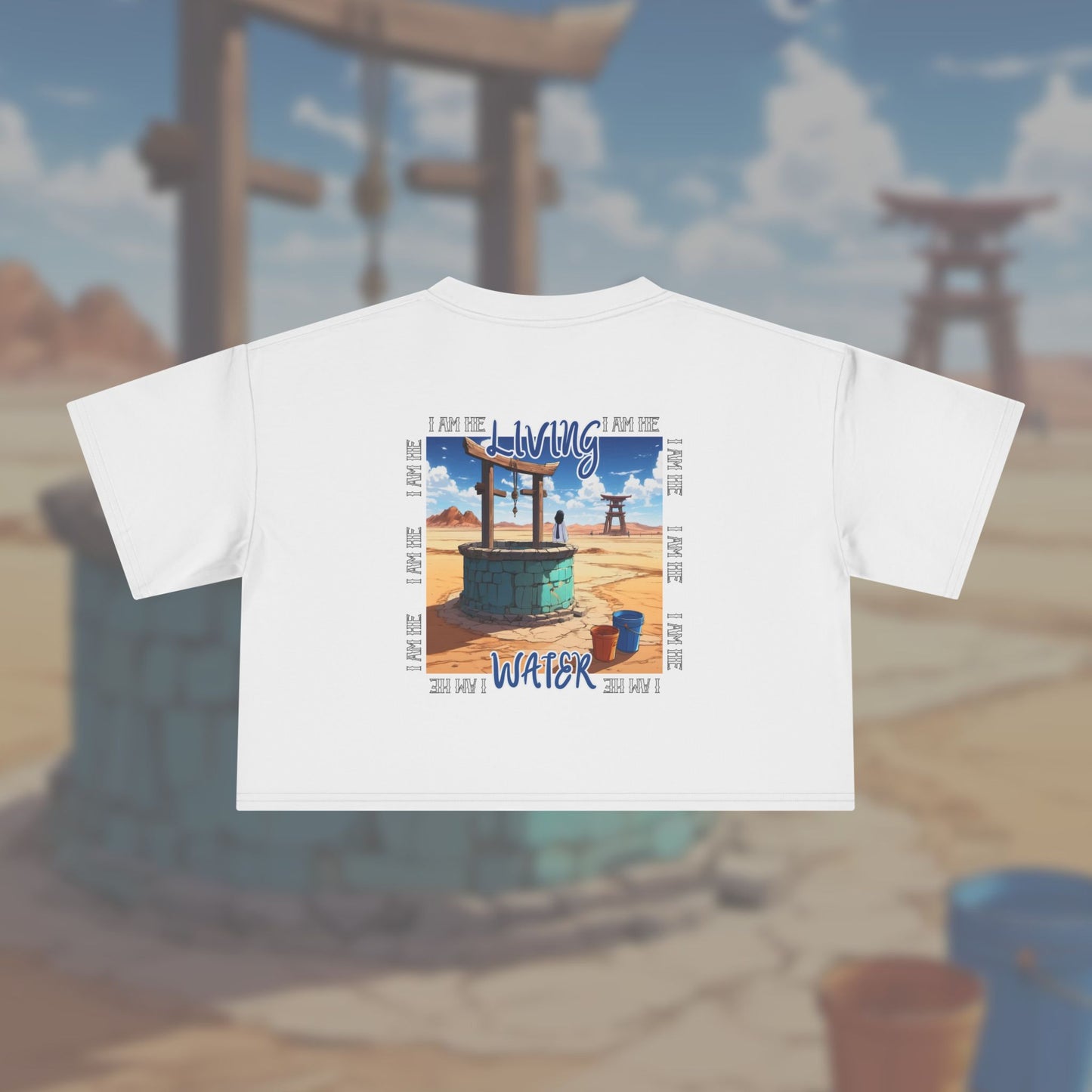 Living Water Crop Top