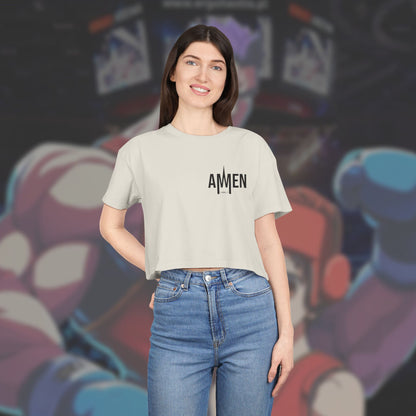 David VS Goliath Crop Top