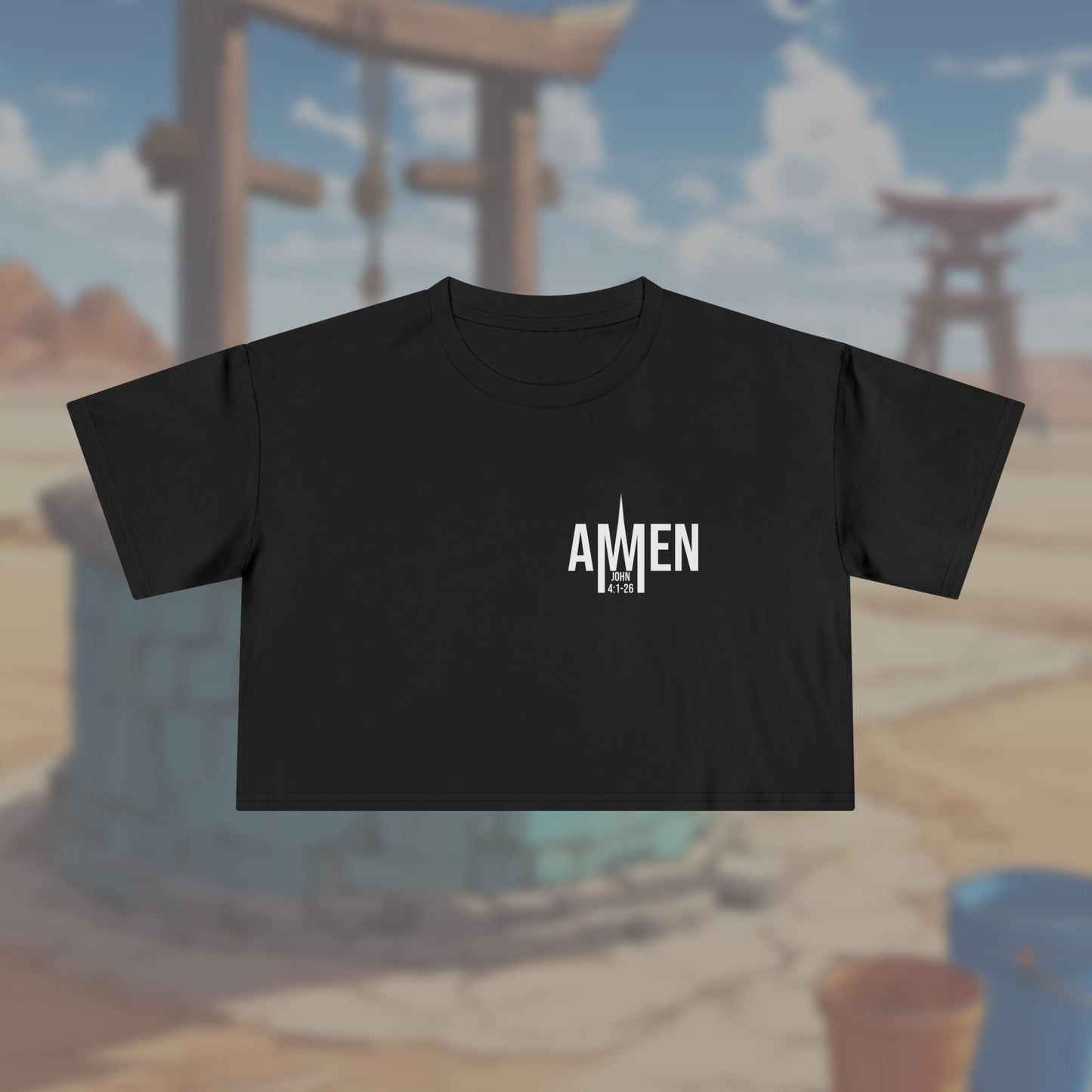 Living Water Crop Top