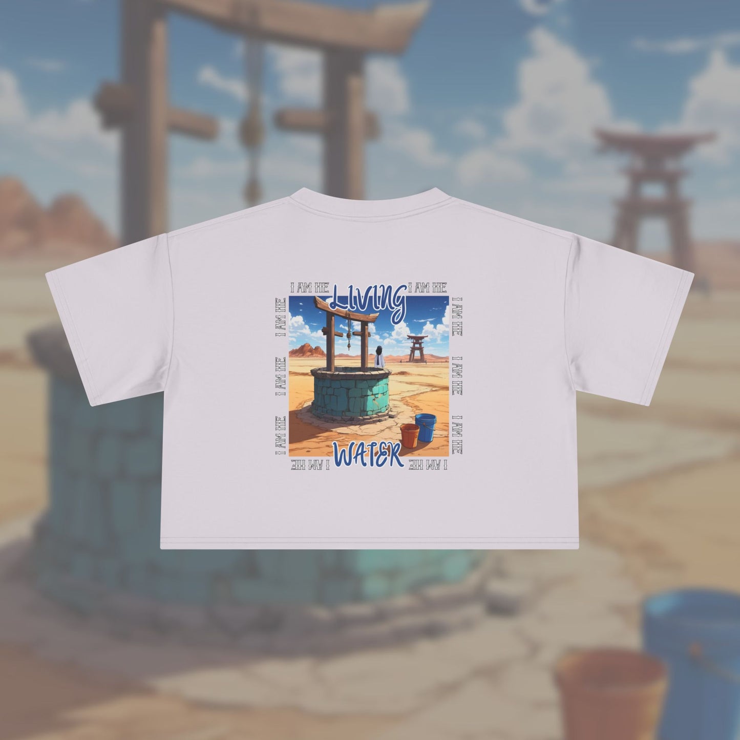 Living Water Crop Top
