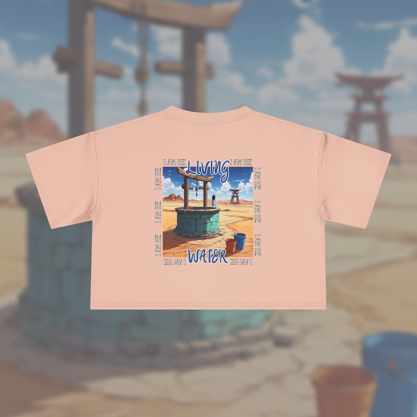 Living Water Crop Top