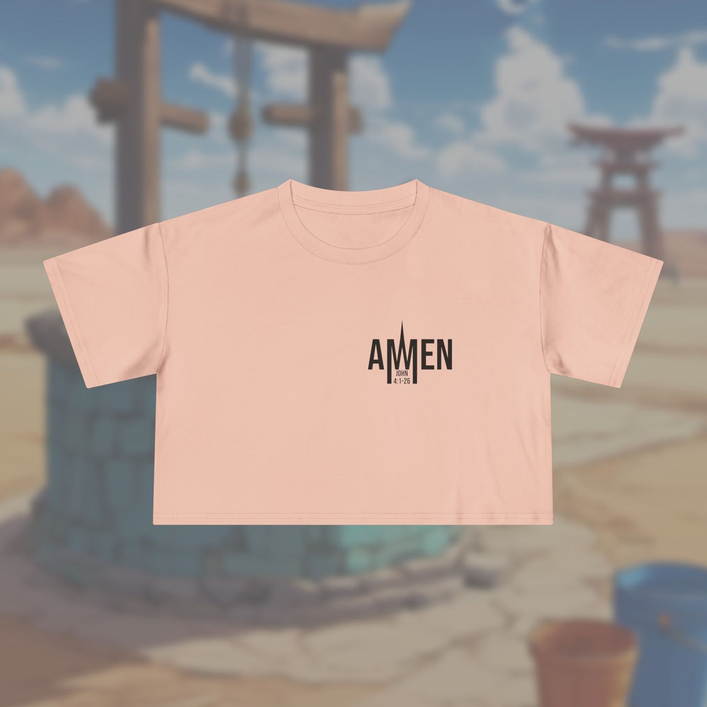 Living Water Crop Top